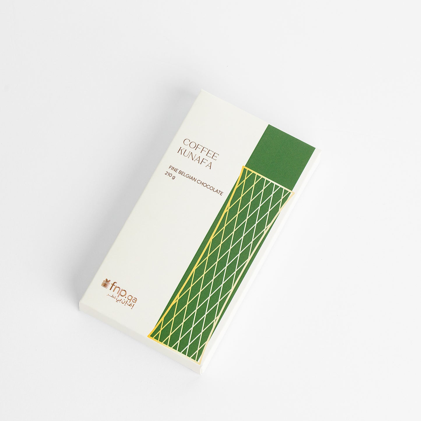 Indulgent Coffee Kunafa Belgian Chocolate Bar - 210g