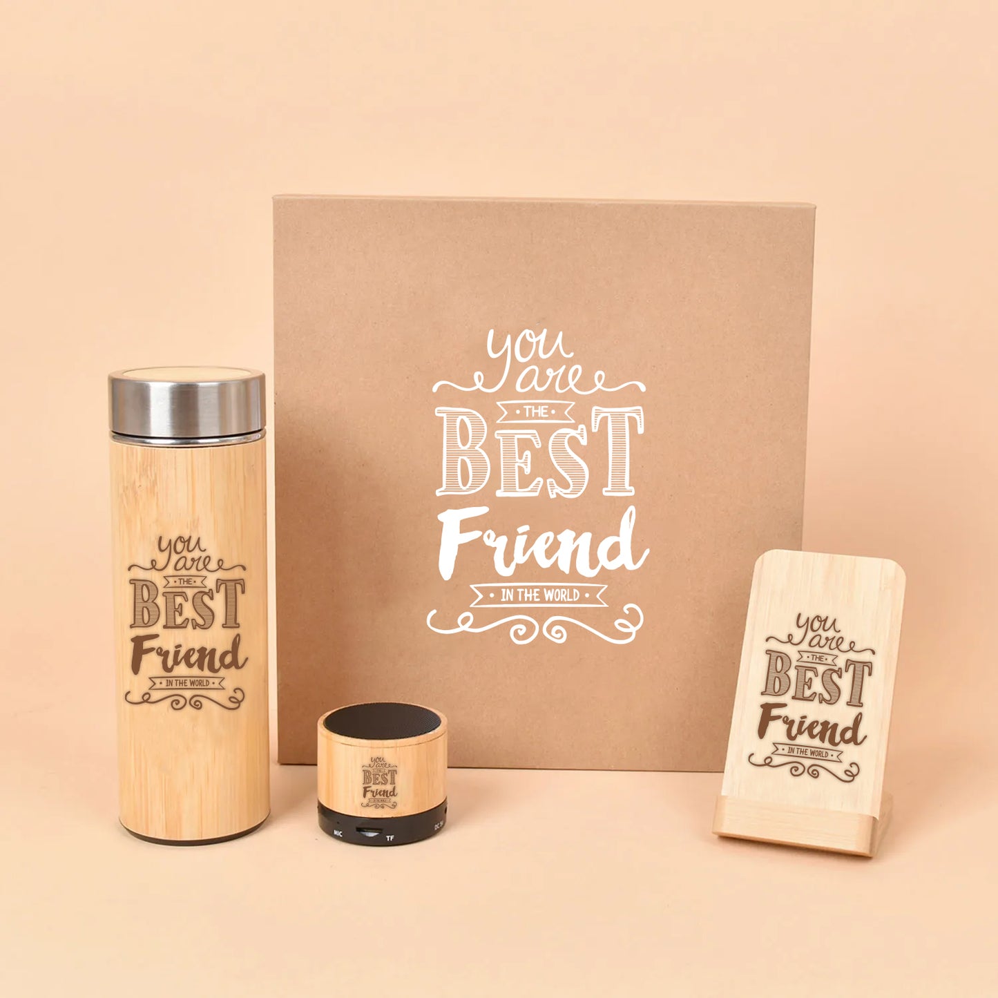 Eco-Friendly Bamboo Gift Box for Your Best Friend