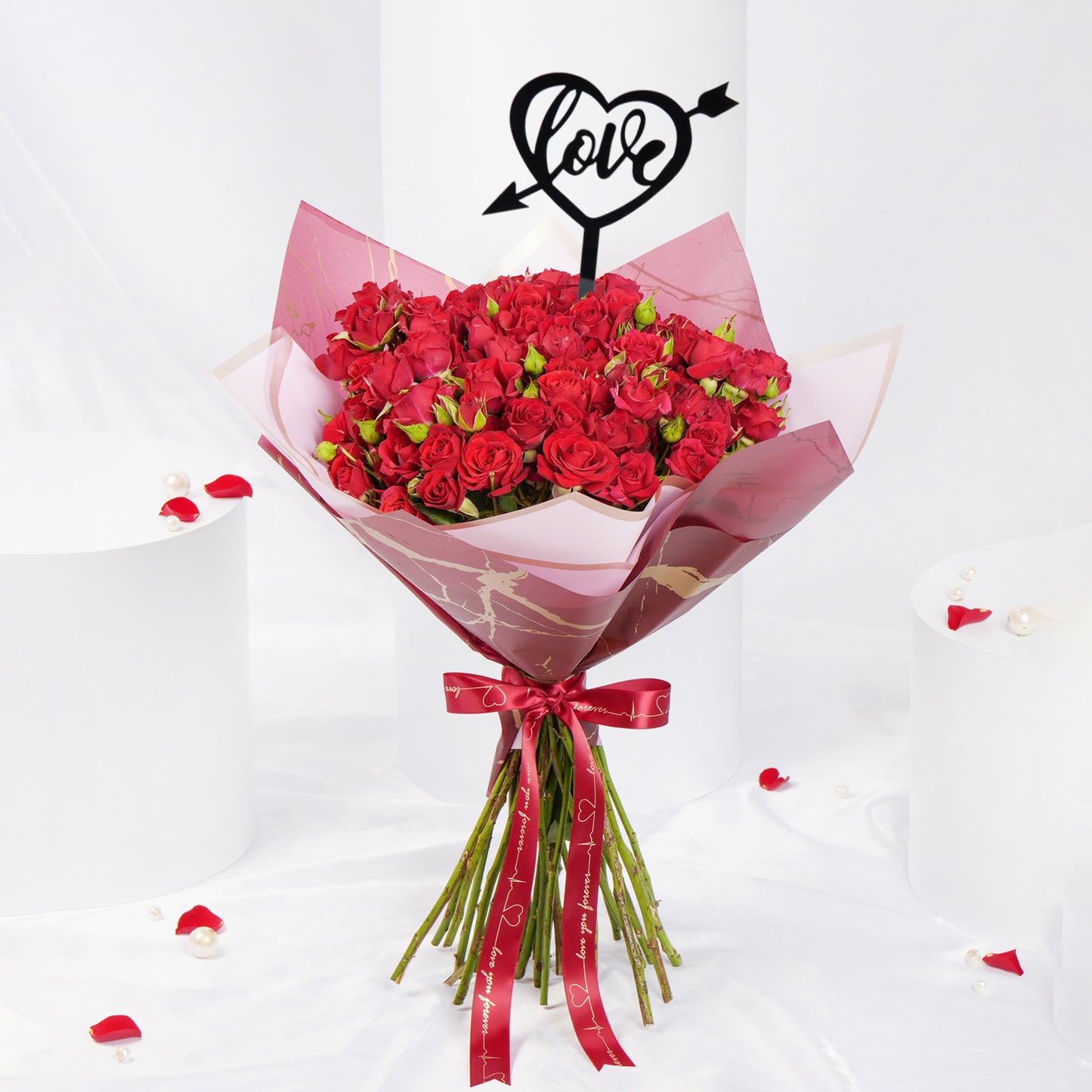 Valentine Red Spray Roses