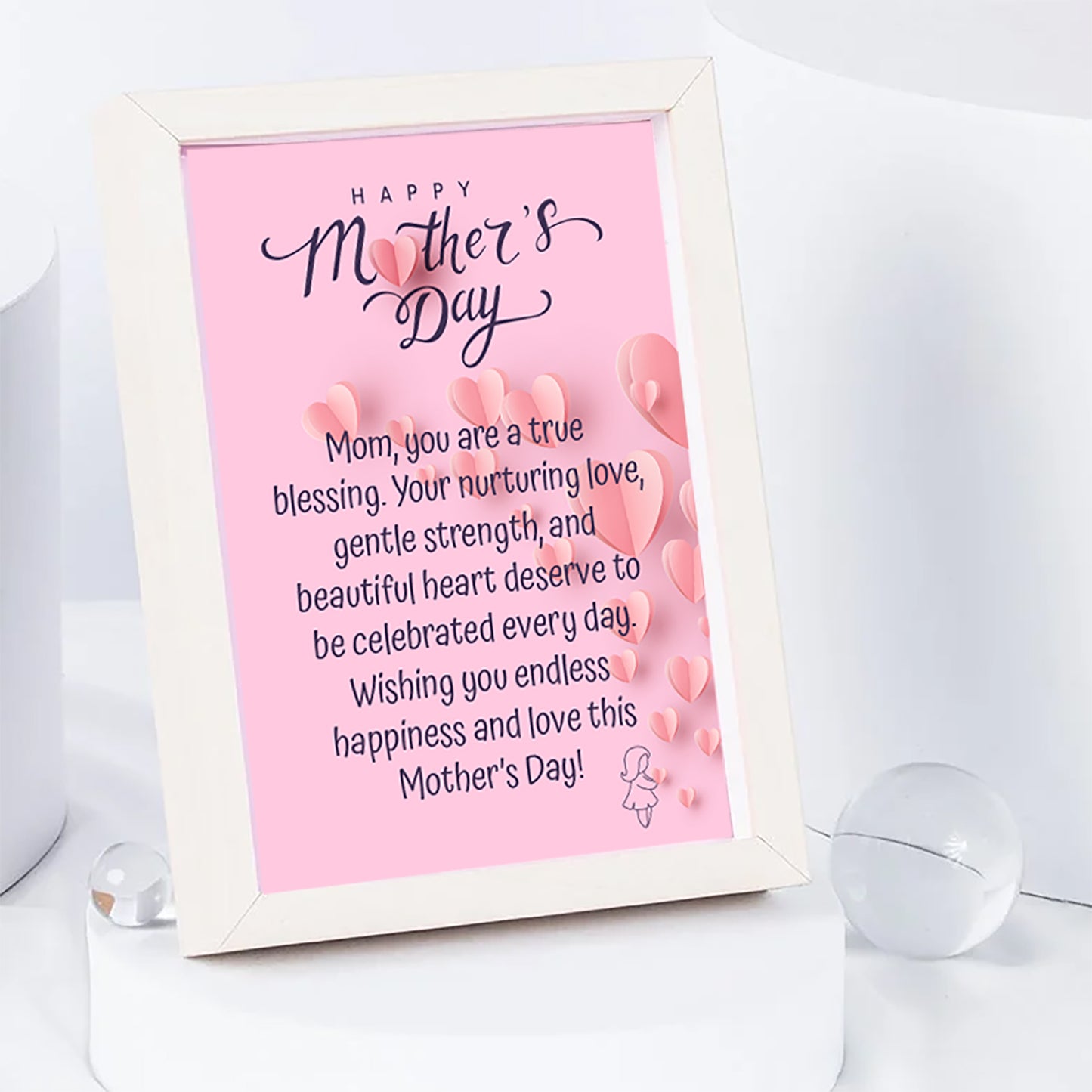 Blushing Love Combo: A Heartfelt Mother's Day Gift Set