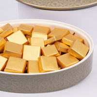 Elegant Chocolate Grey Bowl with Floral Arrangement - Otantik Home