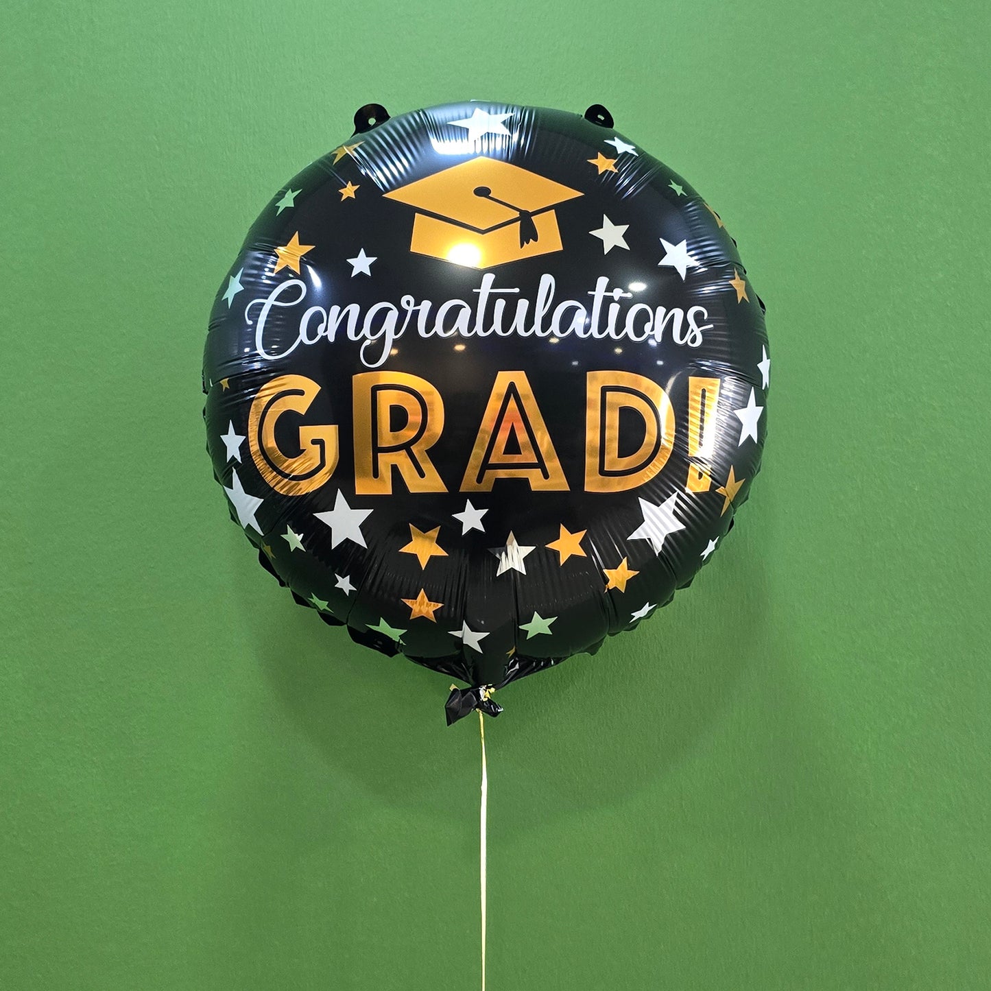 Congratulations Grad! Festive Graduation Balloon with Stars