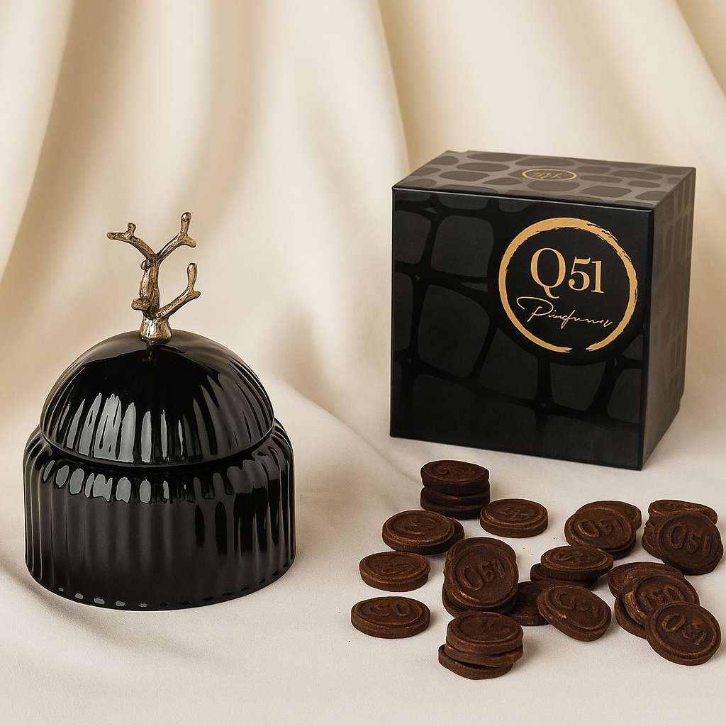 Black Bukhor Leather Mood Incense Set - 30 Pieces