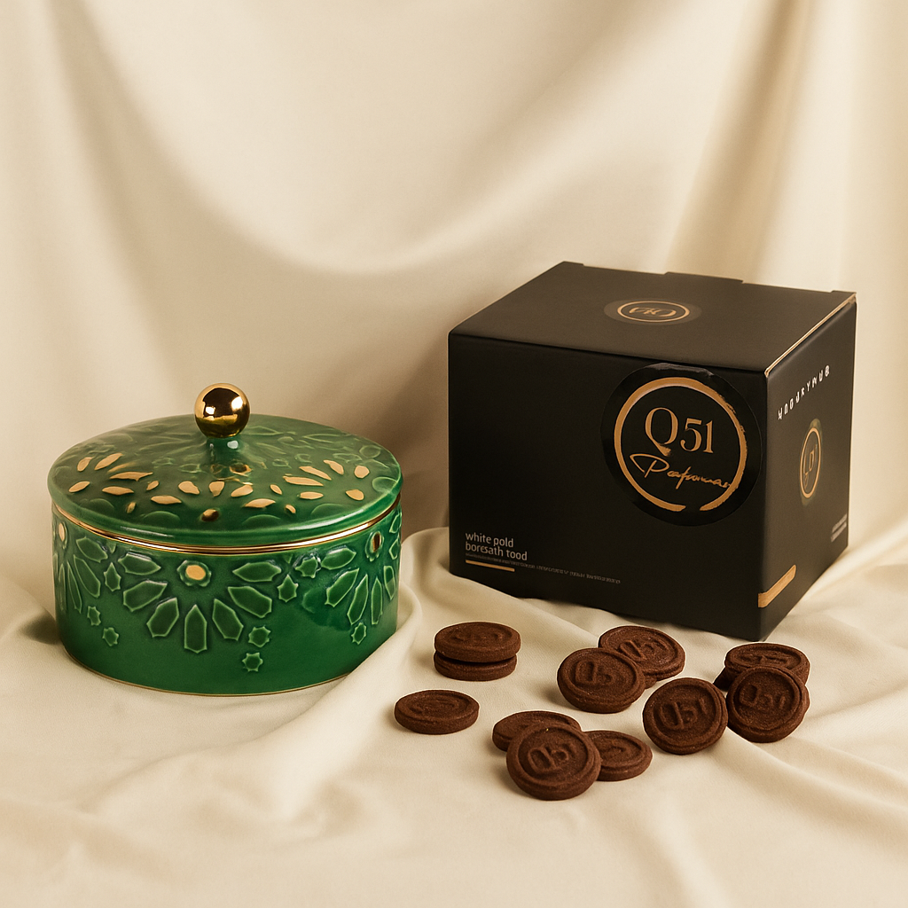 Green Bukhor Dream Oud - Luxurious Incense Set with 20 Pieces