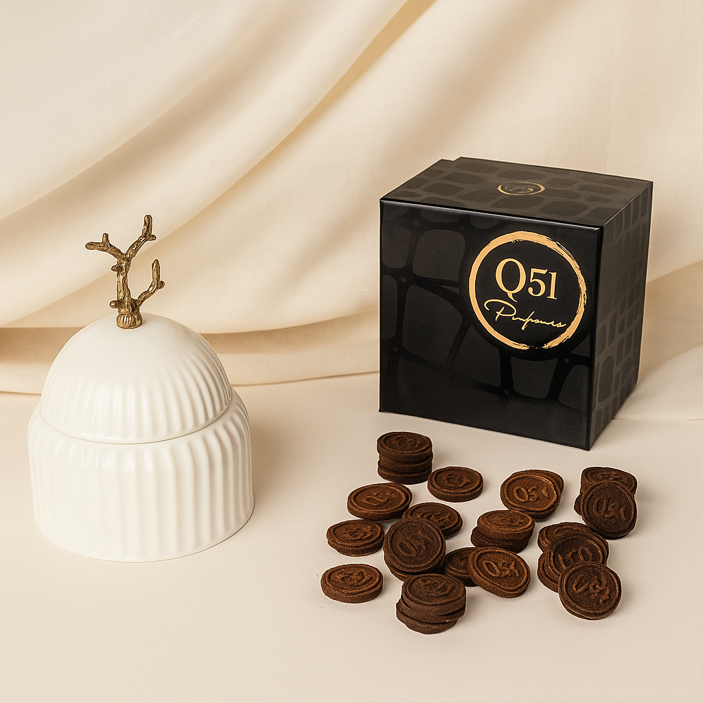 White Bukhor Midnight Rose Incense - 30 Pieces of Aromatic Elegance