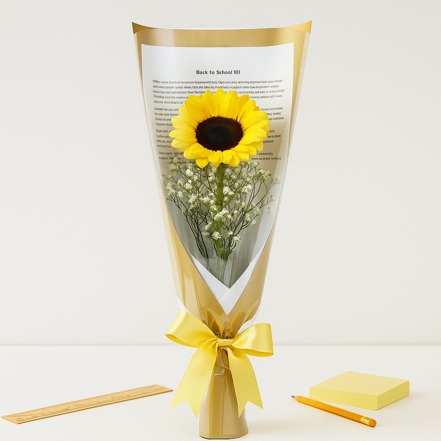 Single Sunflower Bouquet