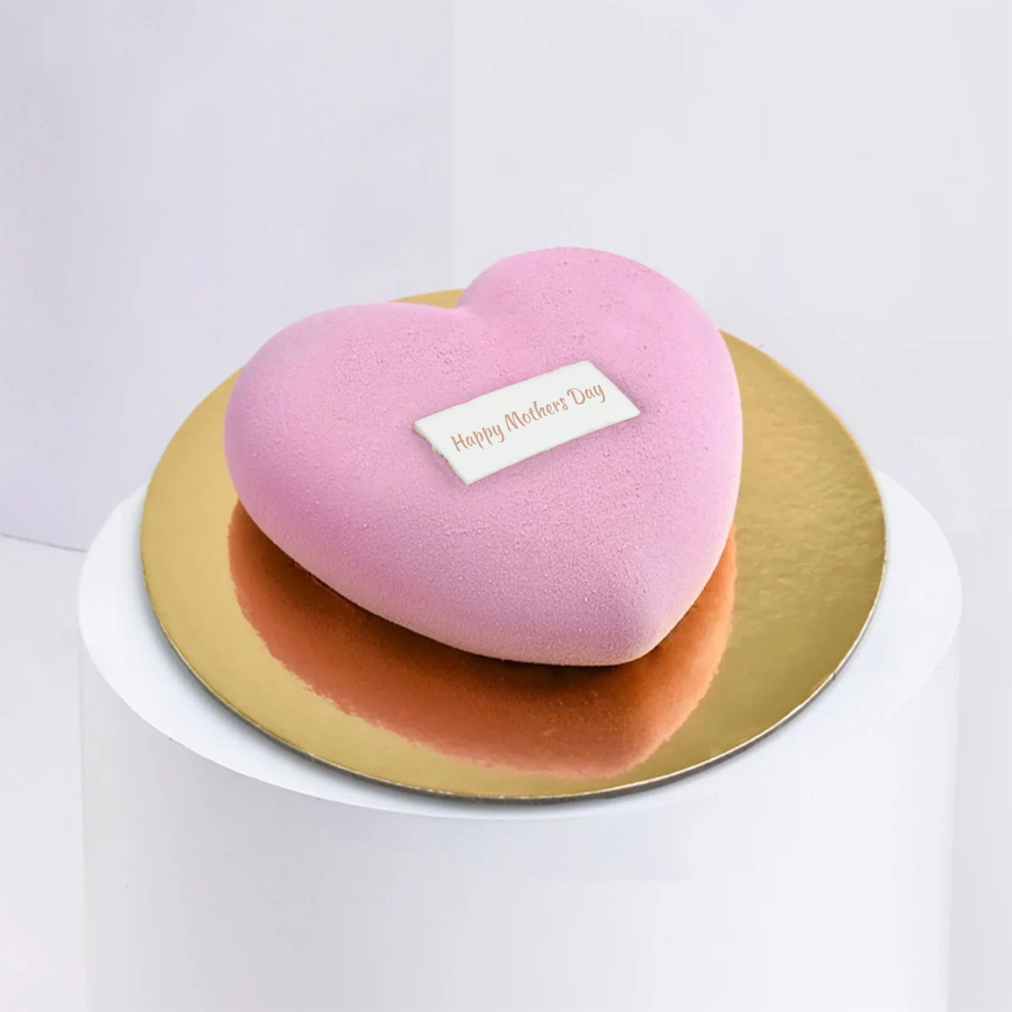 Delightful Red Velvet Heart Cake - Perfect for Mother's Day