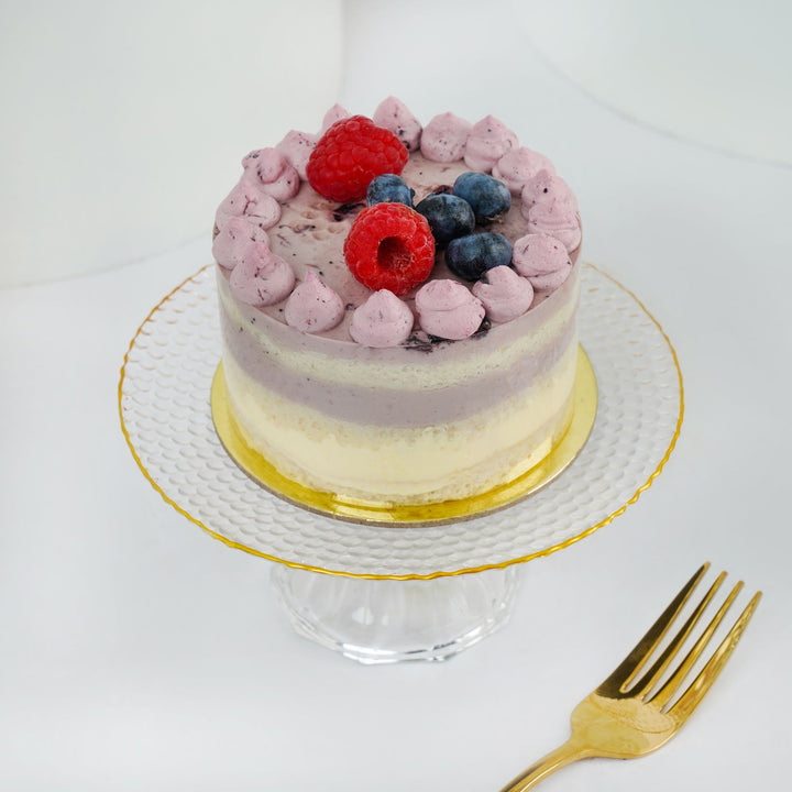 كيك فانيليا بلوبيري لذيذ - مثالي لشخصين