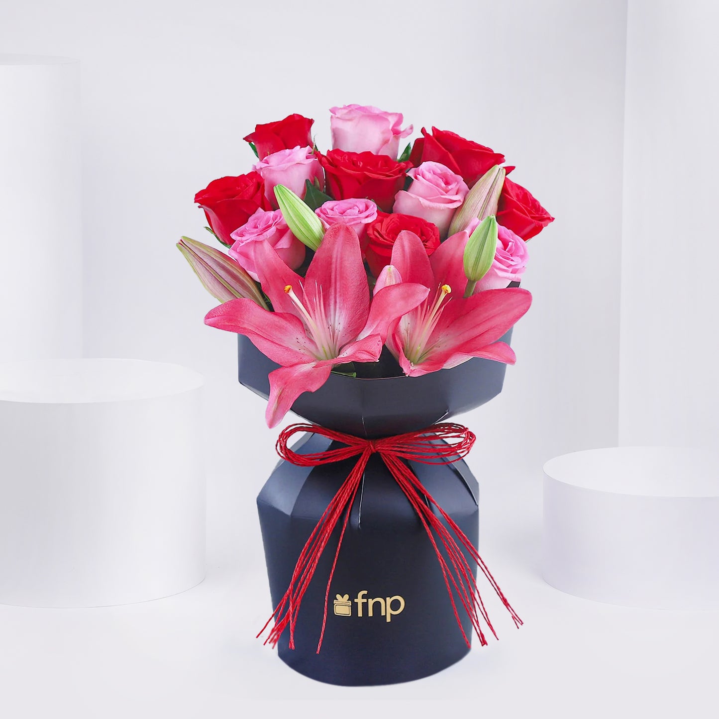 Whispers of Valentine Roses: Luxurious Floral Arrangement