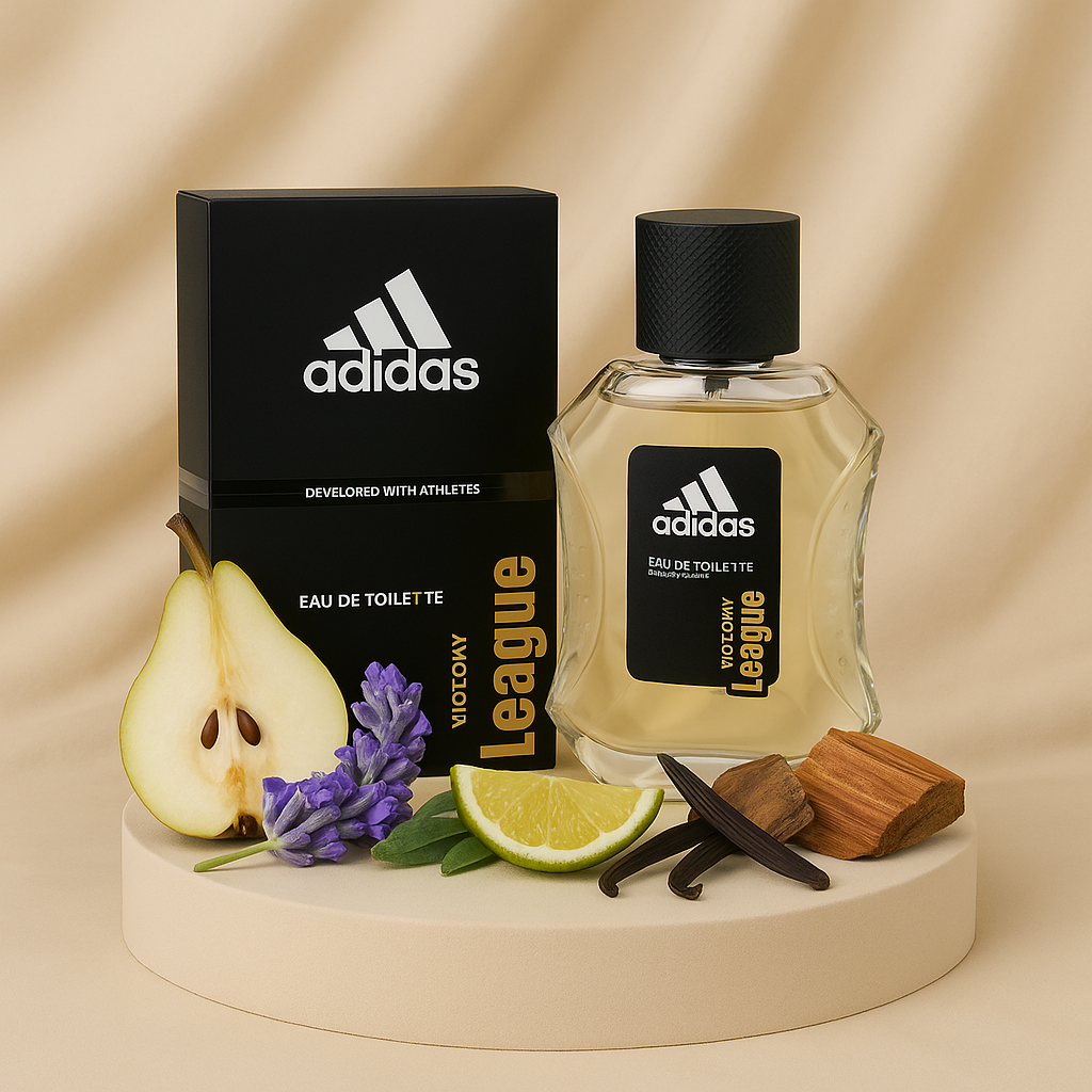 Adidas Victory League Eau de Toilette for Men - 100 ml | Dynamic Scent for Everyday Confidence