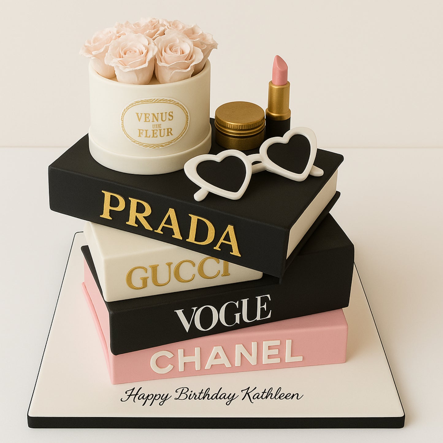 Luxurious Designer Brands 3D Cake – Perfect for Fashion Lovers