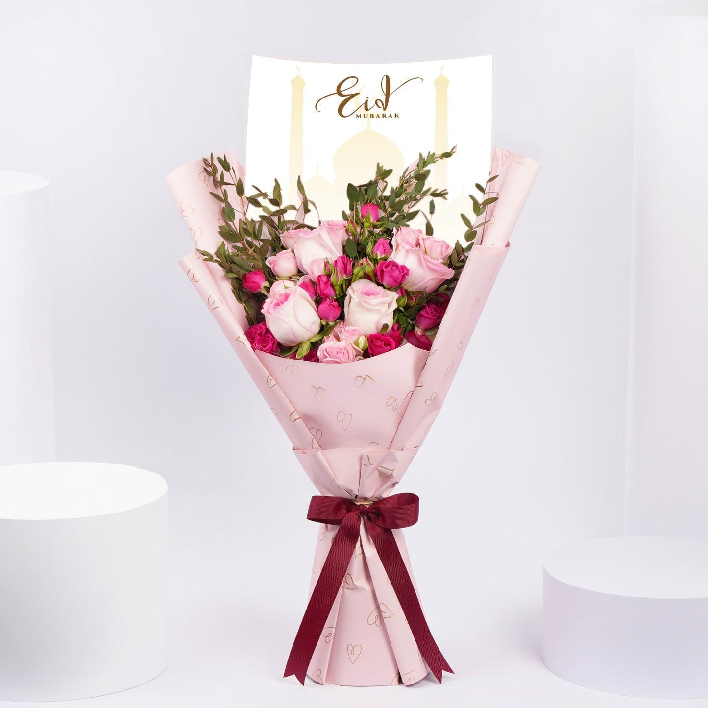 Eid Speacial Pink Roses Bouquet