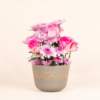 A Bloomed Beginning: Elegant Pink Floral Arrangement