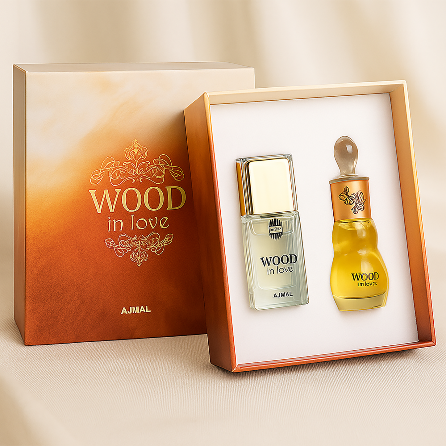 Wood In Love by Ajmal Perfume - Unisex Fragrance Set
