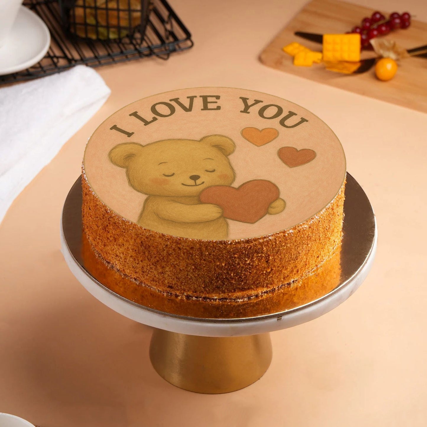 I Love You Honey Cake 500gm