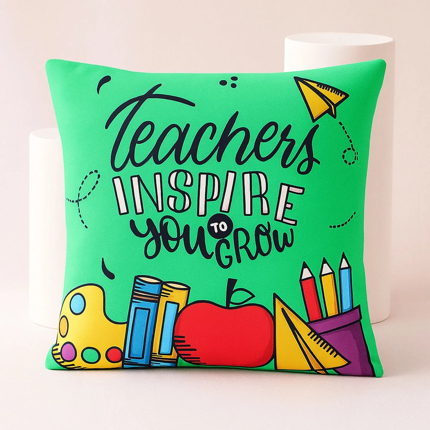 Inspirational Teachers Cushion - Perfect Gift for Educators