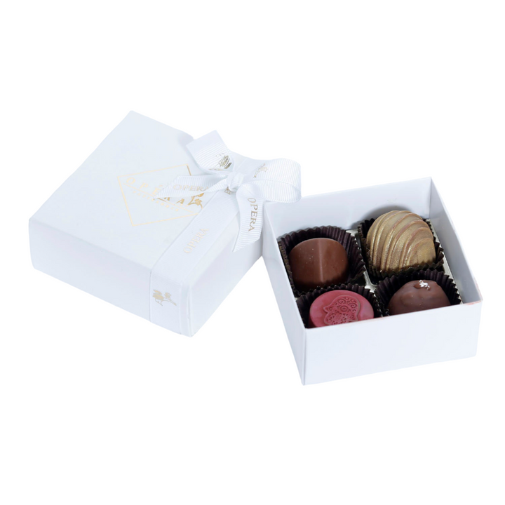 Luxurious Opera Patisserie Chocolate Box - 4 Exquisite Pieces