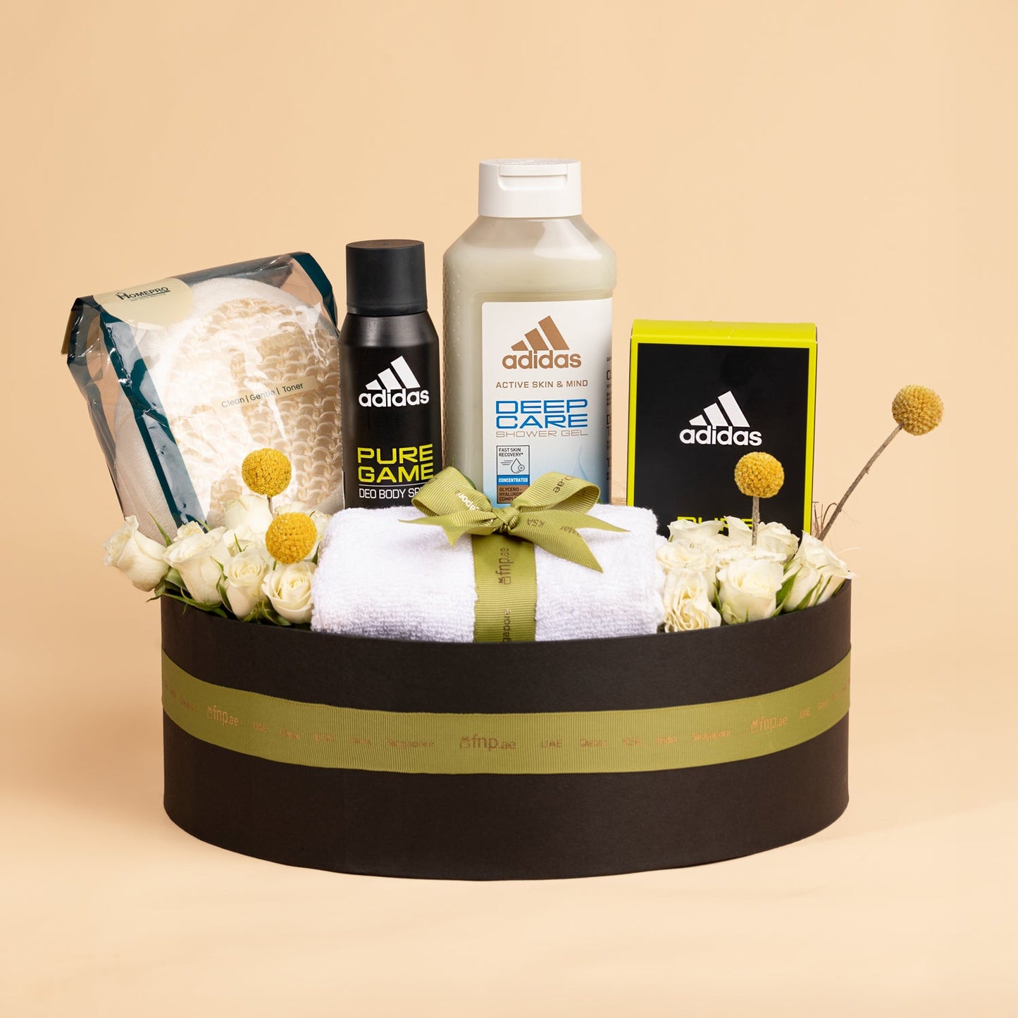 Adidas Premium Gift Hamper with Floral Touch & Bath Essentials