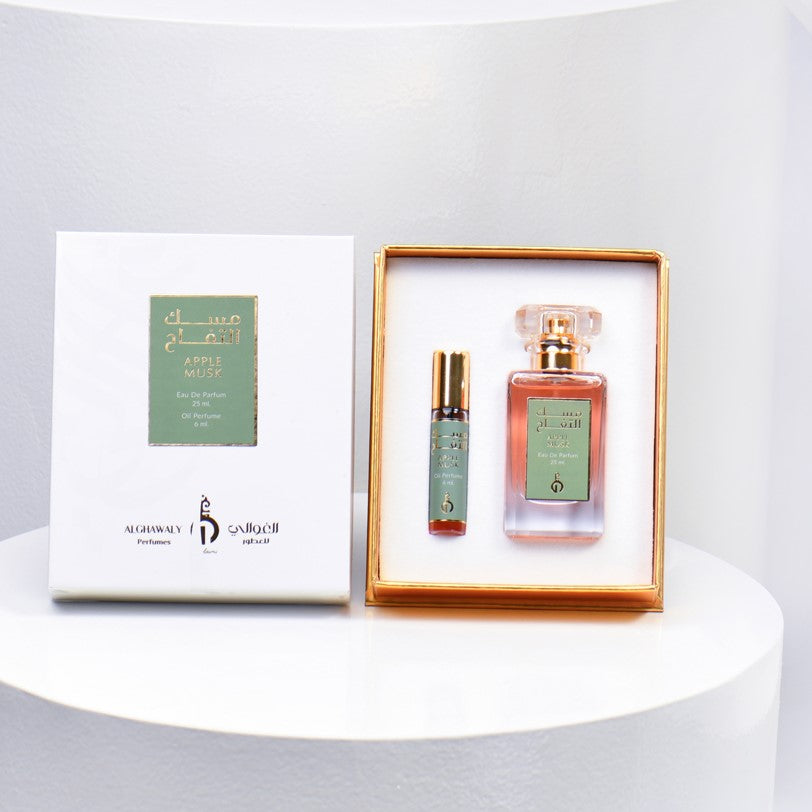 Apple Musk Fragrance Set - Eau De Parfum & Oil Perfume