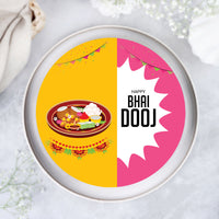 Delicious Bhai Dooj Chocolate Cream Cake - Half Kg