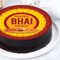 Delicious Bhai Dooj Special Chocolate Cake - Half Kg Delight