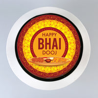 Delicious Bhai Dooj Special Chocolate Cake - Half Kg Delight