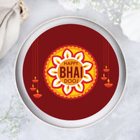 Delicious Bhai Dooj Chocolate Cream Cake - Half Kg