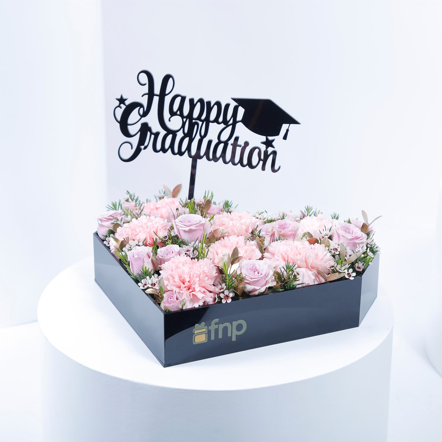 Celebrate Graduation with the Blushing Blossoms Heart Box