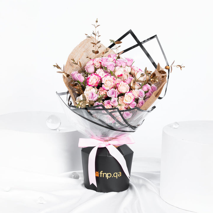 باقة شفق الخجل الرائعة للمناسبات الأنيقة