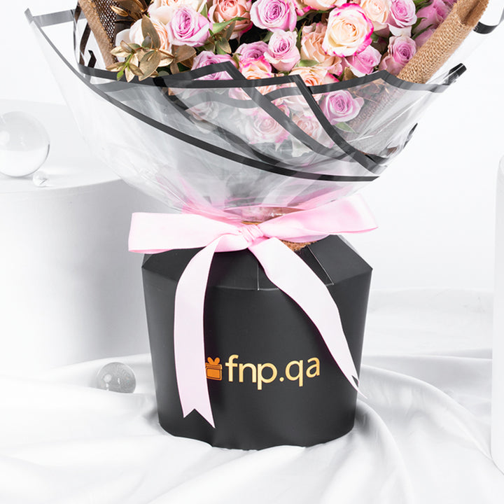 باقة شفق الخجل الرائعة للمناسبات الأنيقة