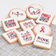 Breast Cancer Awareness Pink Ribbon Butter Cookies Gift Set