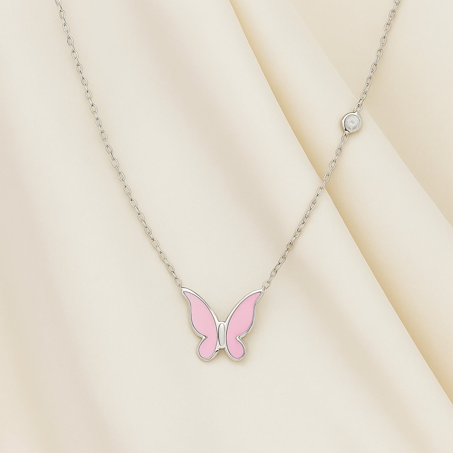 Butterfly Blush Necklace Set