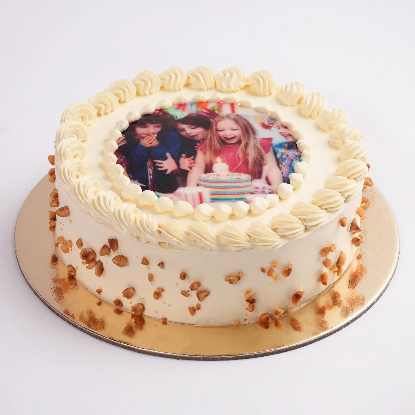 Delicious Butterscotch Photo Cake - Perfect Celebration Treat (500 gm)