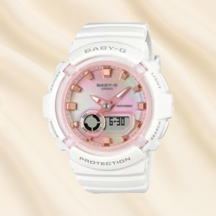 ساعة كاسيو بيبي-جي النسائية أنالوج-رقمية كوارتز - BGA-280-7A