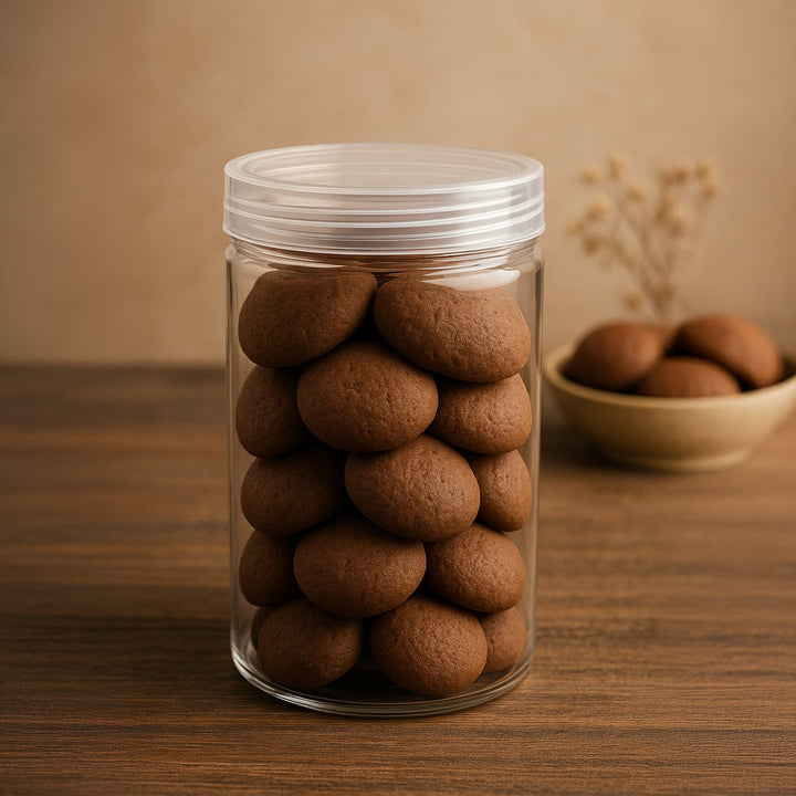 Delicious Chocolate Cookies in a Convenient 100g Jar