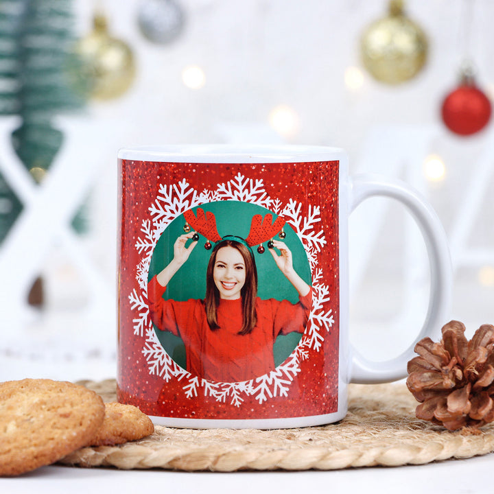 كوب الخزف لعيد الميلاد - تصميم مخصص ومبهج