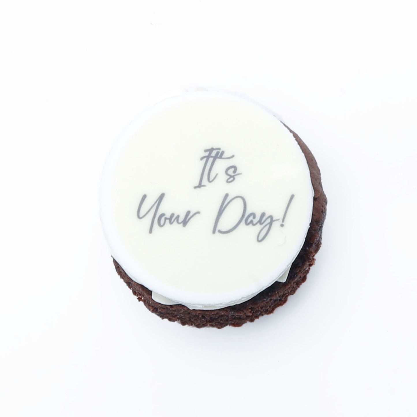 Delicious Chocolate 'Congrats' Cupcakes - Box of 6