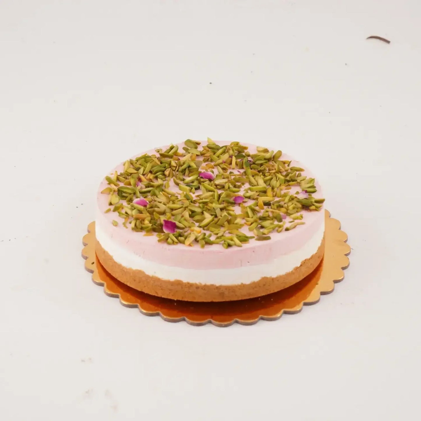 Exquisite Crescent Pistachio Fruit Delight | 500g Cake