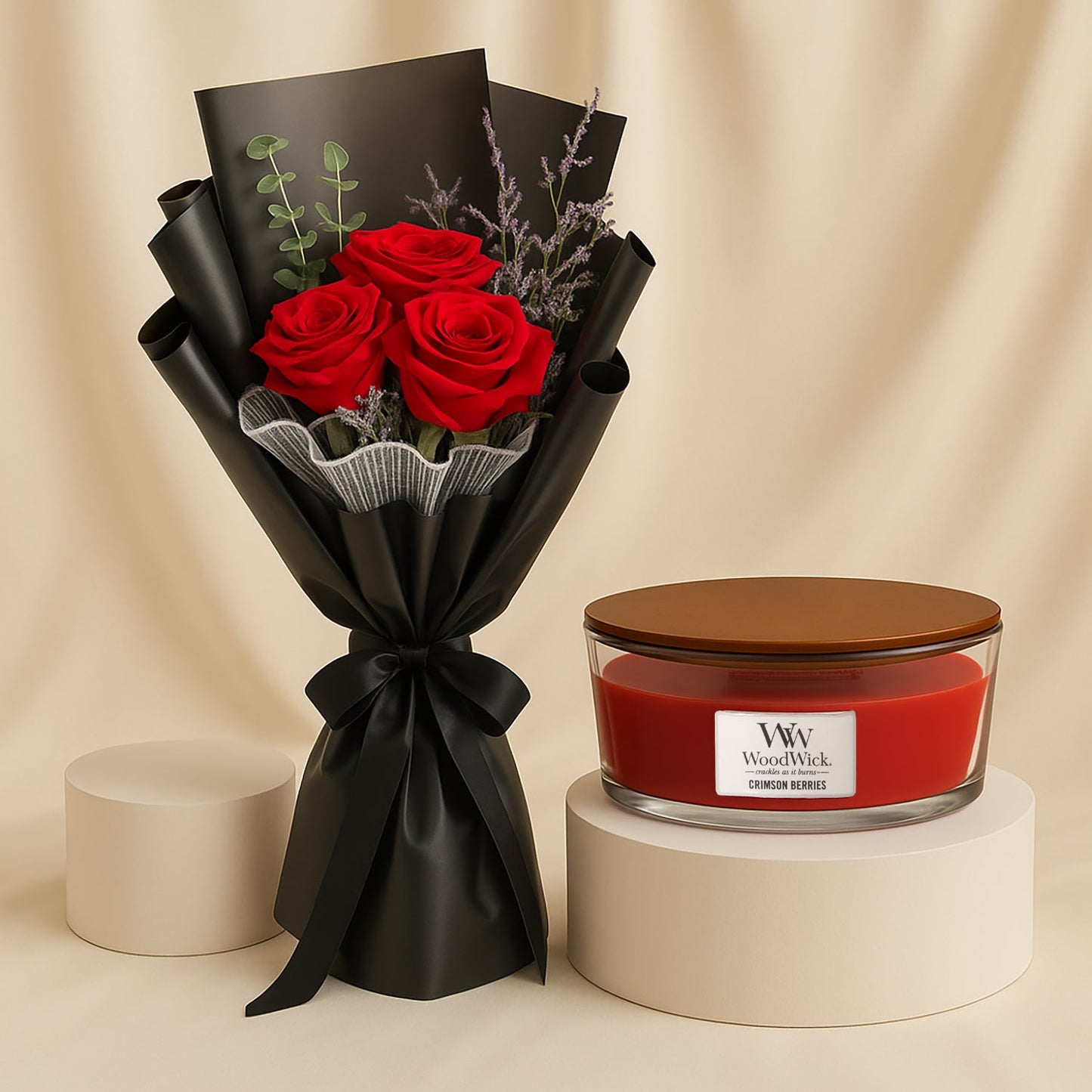 Crimson Berries – A Flamboyant Floral Symphony