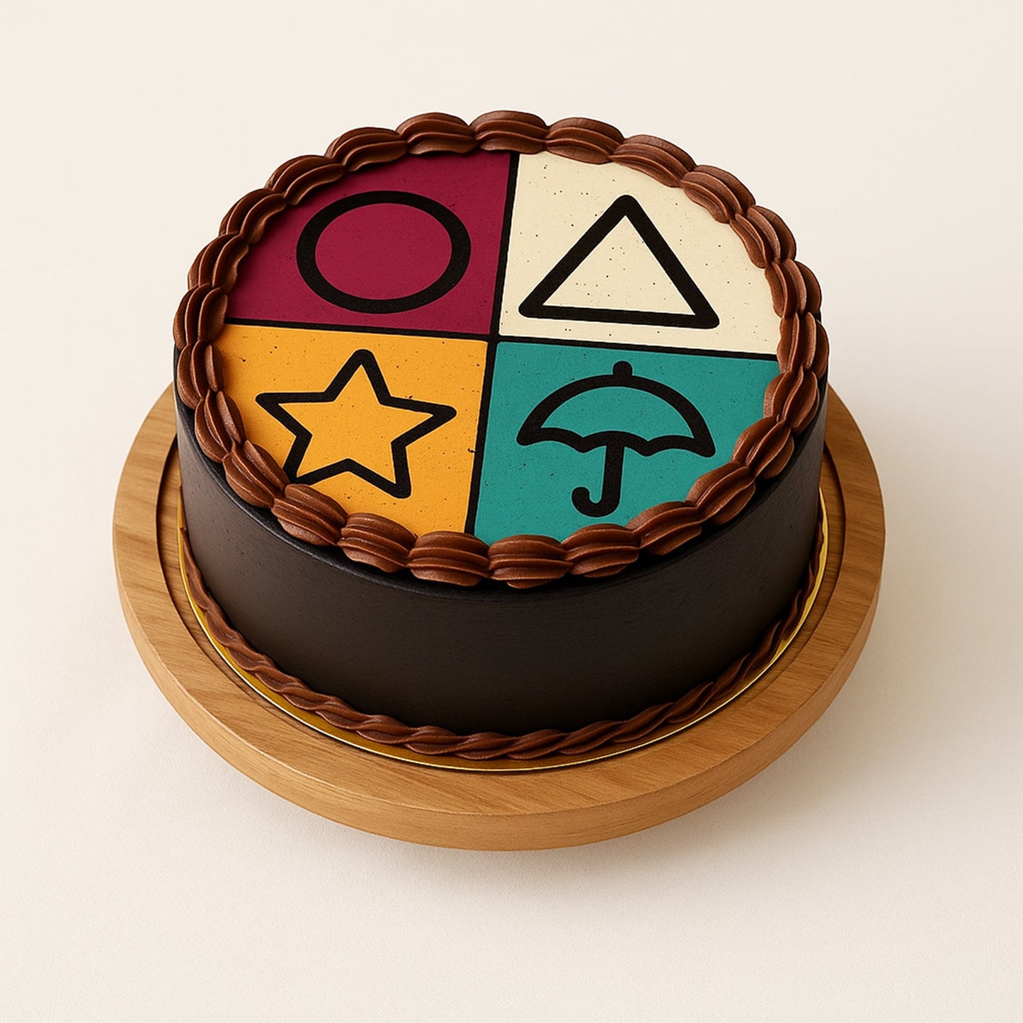 Dalgona Challenge Delight Cake