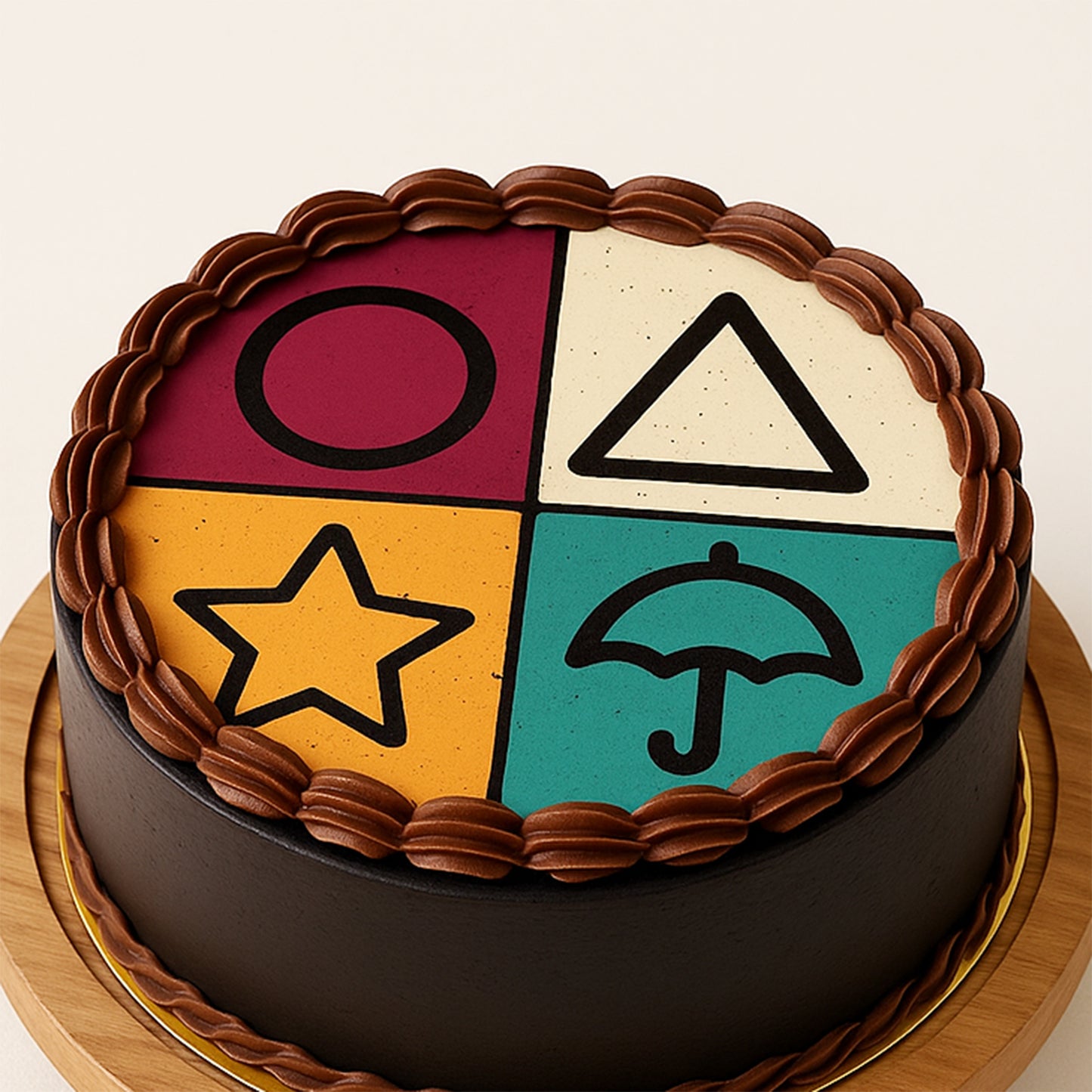 Dalgona Challenge Delight Cake