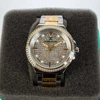 ساعة دانيال كلاين بريميوم نسائية ذهبية وفضية بعقارب | سوار أنيق من الستانلس ستيل