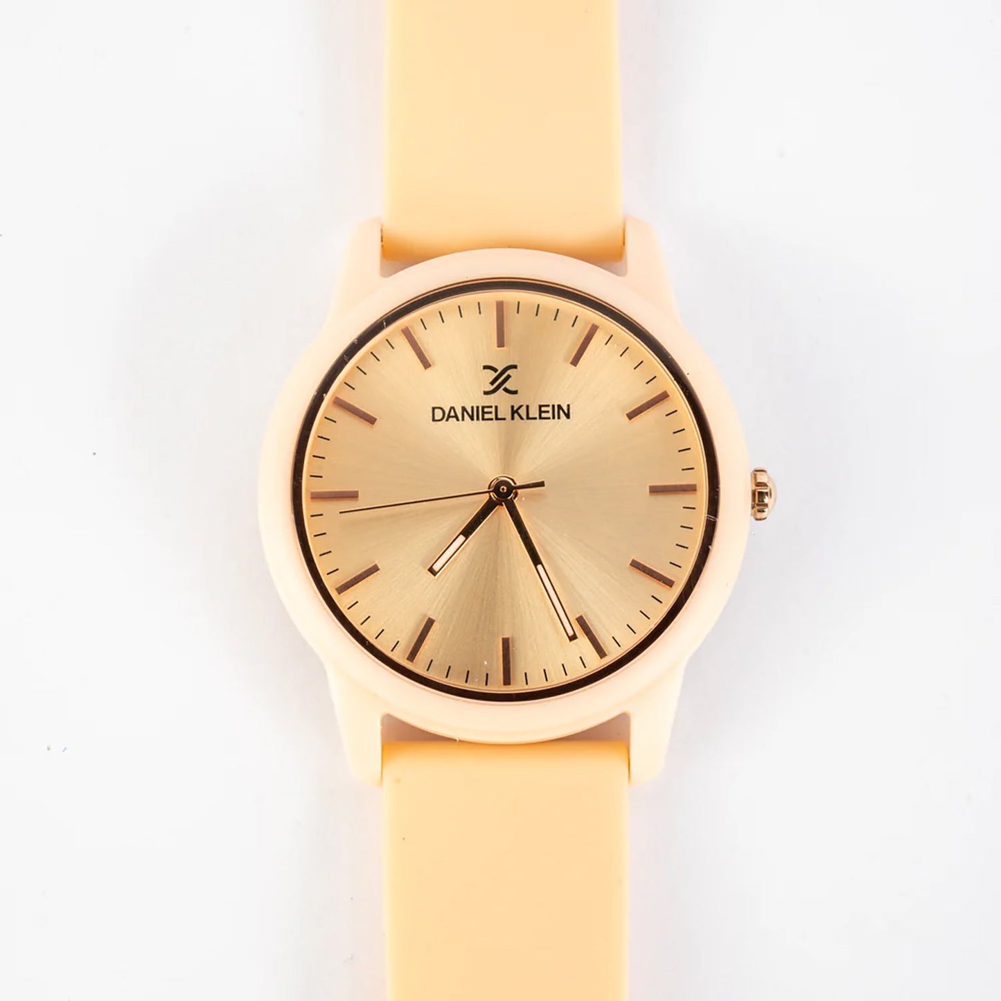 Daniel Klein Women's Minimalist Silicone Strap Watch