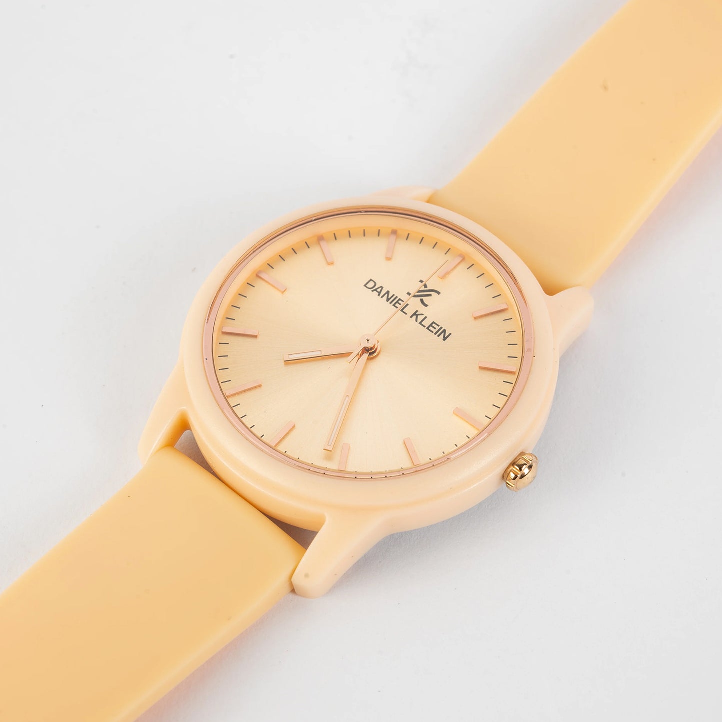 Daniel Klein Women's Minimalist Silicone Strap Watch