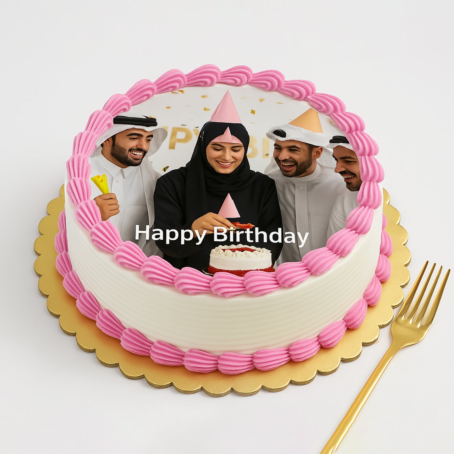Exquisite Half Kg Truffle Birthday Photo Cake