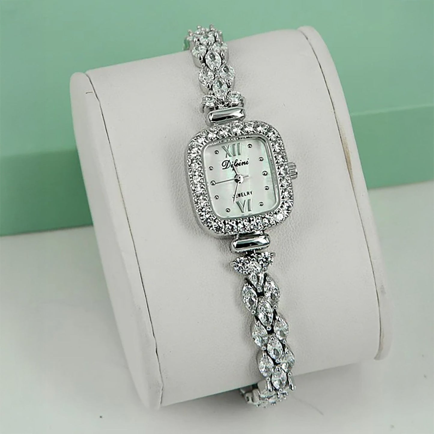 Difeini Women's Luxury Watch | Elegant Zircon Bracelet Design