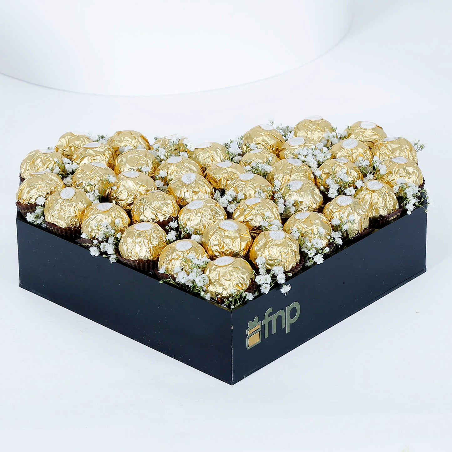 Luxurious Ferrero Rocher Heart-Shaped Chocolate Arrangement