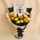 Personalized Graduation Bouquet for Him with Custom Name and Photo