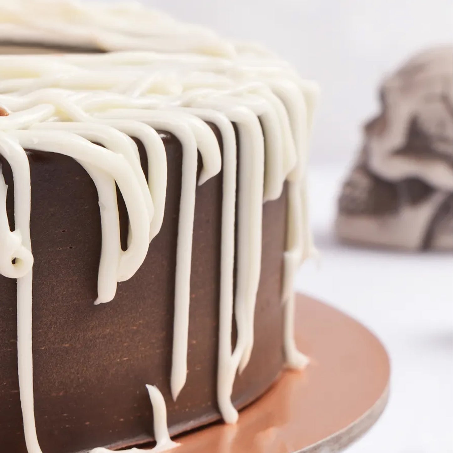 Spooky Halloween Mummy Chocolate Cake