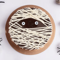 كيكة شوكولاتة مومياء الهالوين المخيفة